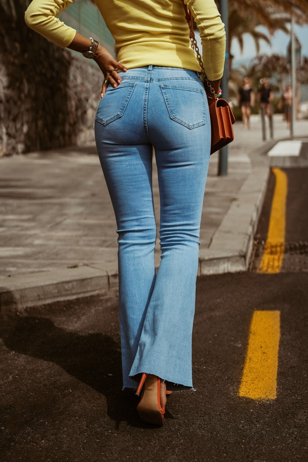 Mavi Jeans Co Moda Jeansy Jeansowe dzwony Jeansowe spodnie dzwony niebieski W stylu casual 